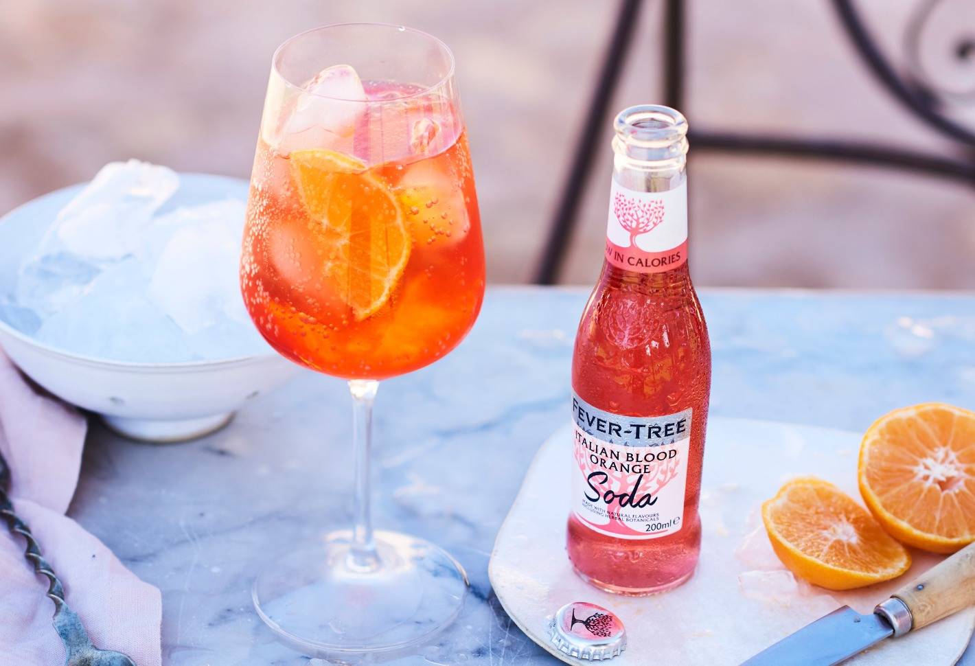 HOW TO MAKE THE ULTIMATE VODKA BLOOD ORANGE SPRITZ