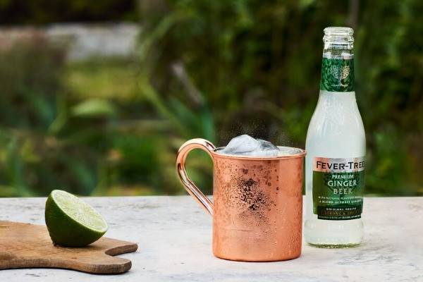 Image du cocktail Moscow Mule préparé avec la Premium Ginger Beer de Fever-Tree