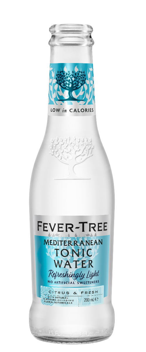 Refreshingly Light Mediterranean Tonic Water