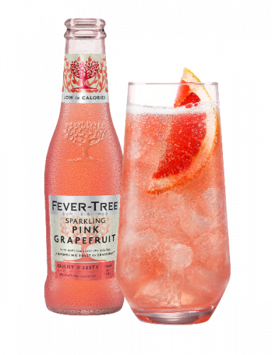 Sparkling Pink Grapefruit  with Cocktail