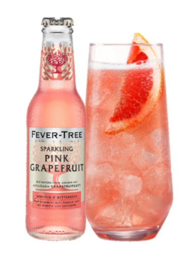 Sparkling Pink Grapefruit  with Cocktail