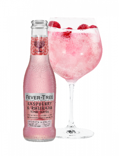 tonique framboise et rhubarbe fever tree