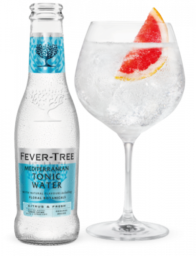 Mediterranean Tonic Water mit Glas