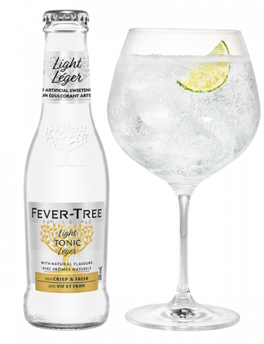 Refreshingly Light Tonic Water and Cocktail