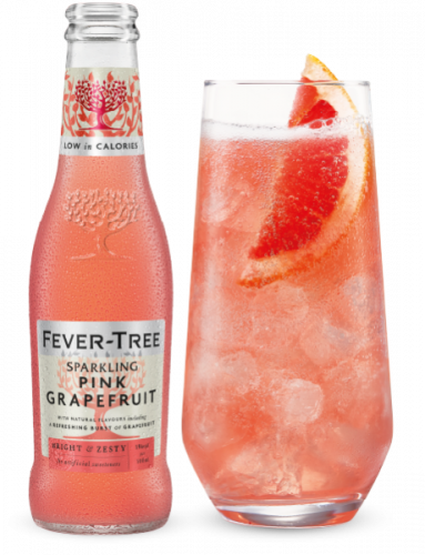 Sparkling Pink Grapefruit  with Cocktail