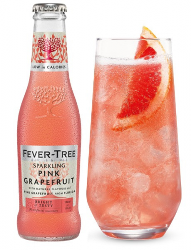 Sparkling Pink Grapefruit  with Cocktail