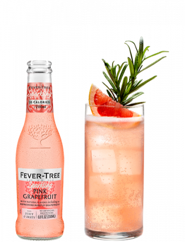 Sparkling Pink Grapefruit  with Cocktail