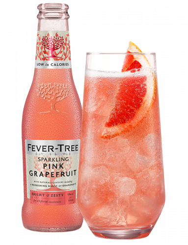 Sparkling Pink Grapefruit  with Cocktail