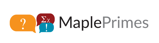 MaplePrimes, get help from the largest community of Maple users